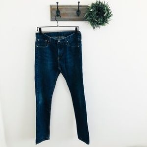 Levi Strauss 508 Slim Straight Blue Jeans 30x32